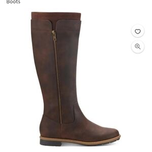 Style & Co. Womens Olliee Faux Leather Tall Knee-High Boots Size 11 Zip Each Sid